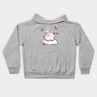 All Pigs Go To Heaven Kids Hoodie